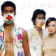 “Smog couture” in China.